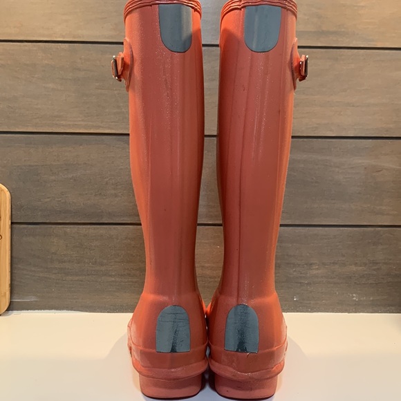 SOL!!! Hunter Boots Original Kids Starcloud Glitter Pink Size 5 Girls - Picture 6 of 8